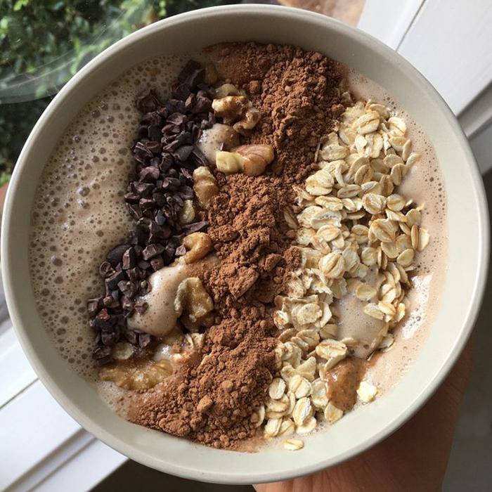 Smoothie Bowl de Cacao vegano