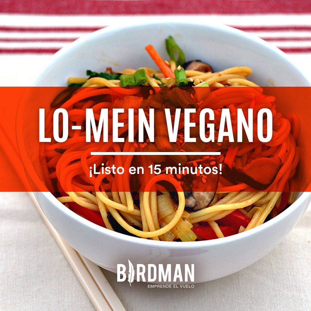 Lo-Mein Vegano Listo En 15 Minutos | VidaBirdman