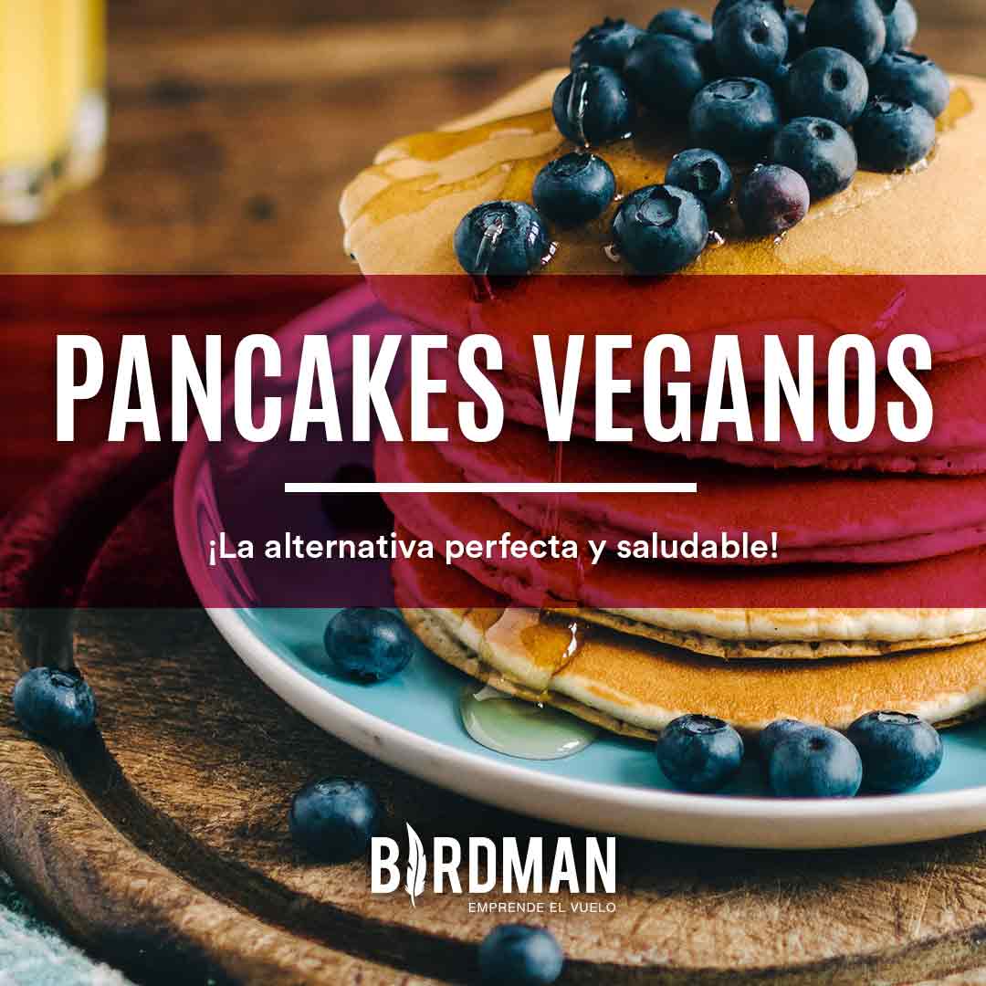 Pancakes veganos con proteína