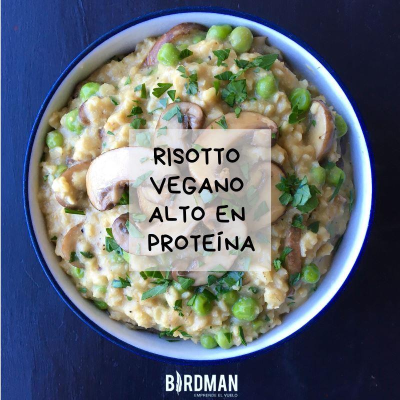 Receta de Risotto Vegano Cremoso y Alto en Proteína | VidaBirdman