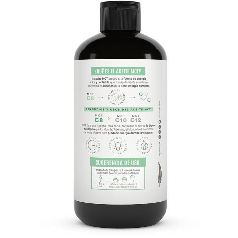 VidaBirdman - MCT Oil Liquido 420 ml